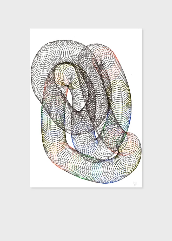 Paul Smith Light and Line 2023 Original Drawing by Amer Musa