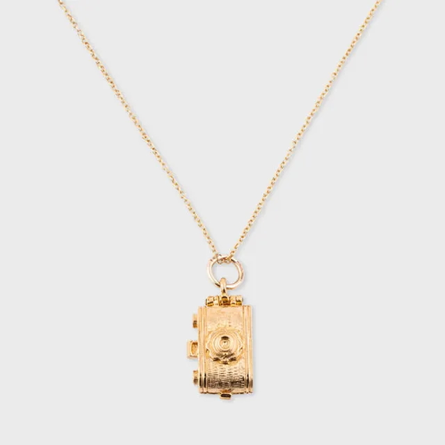 Paul Smith Vintage Georg Jensen London Guidebook Gold Necklace