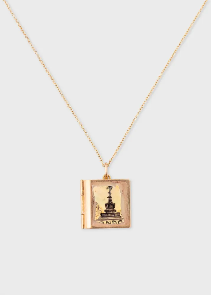 Paul Smith Vintage Georg Jensen London Guidebook Gold Necklace