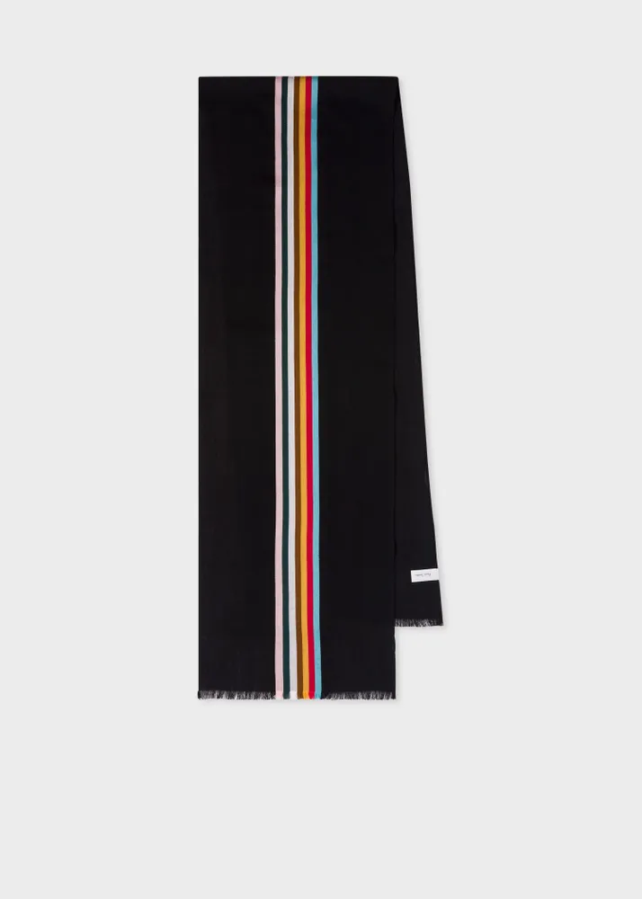 Paul smith sale multi stripe scarf