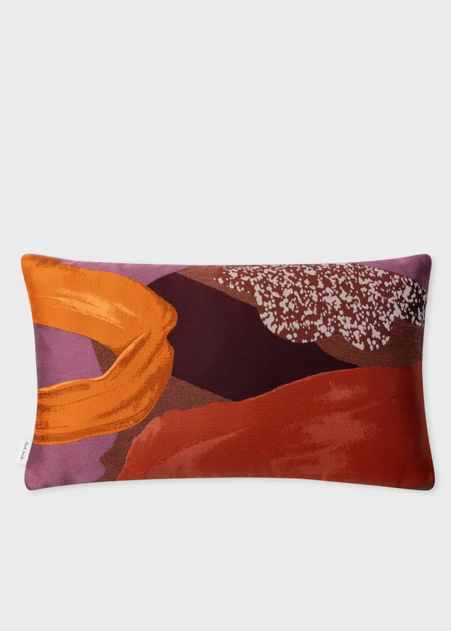 Orange and outlet purple cushions