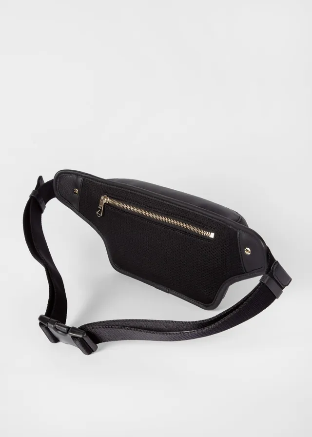 Paul Smith Black Leather Signature Stripe Bum Bag King s Cross
