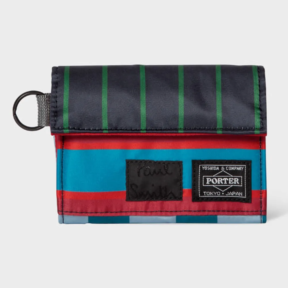 Paul Smith Mixed Stripe Tri Fold Wallet King s Cross