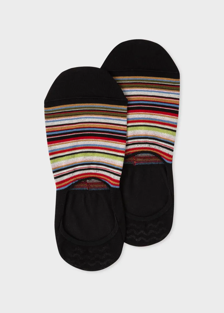 Paul Smith Black Signature Stripe Loafer Socks King s Cross
