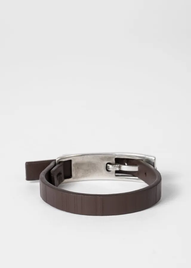 Paul smith woven leather on sale wrap bracelet