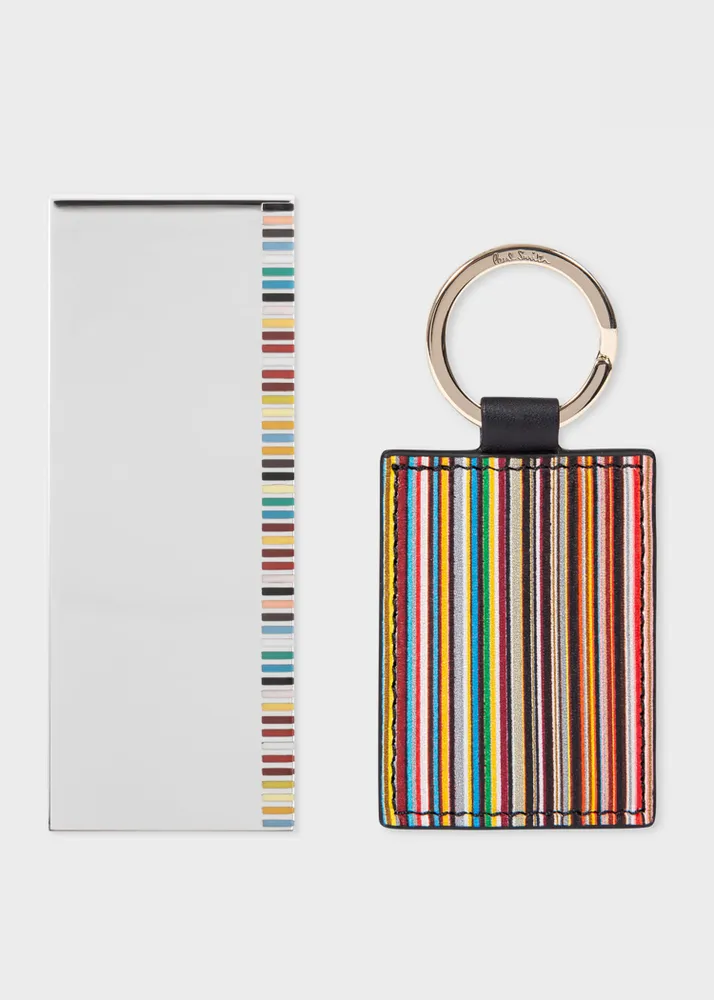 Keyring sales money holder