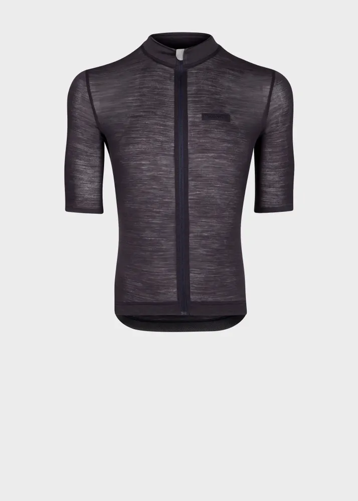 Paul Smith Navy Merino Wool Blend Cycling Jersey King s Cross