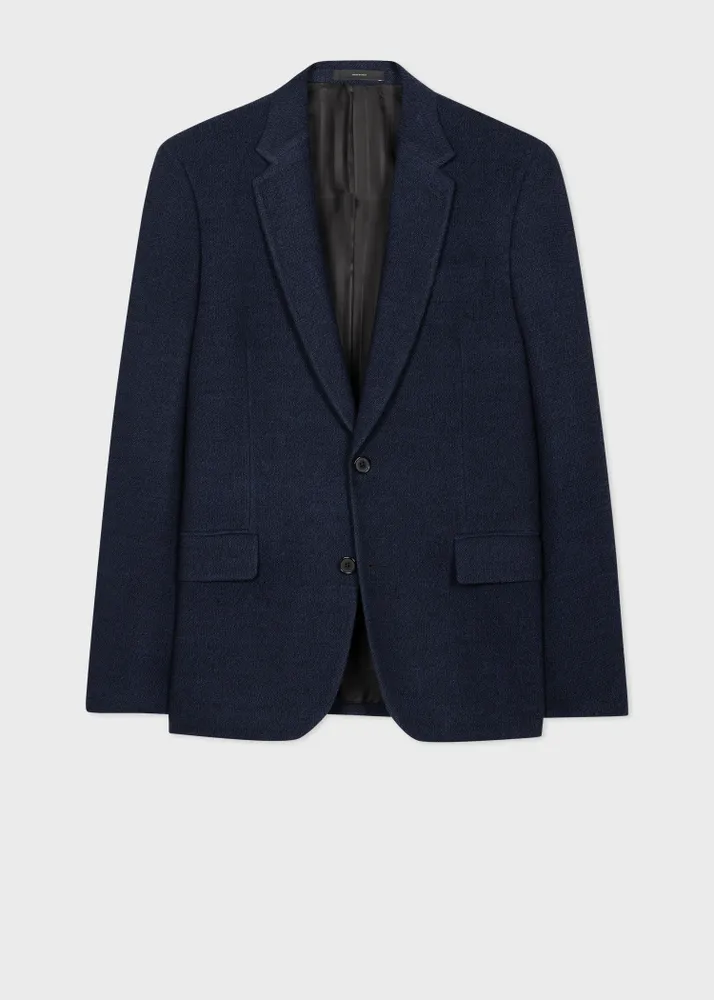 Paul Smith The Soho Tailored Fit Navy Wool Two Button Blazer