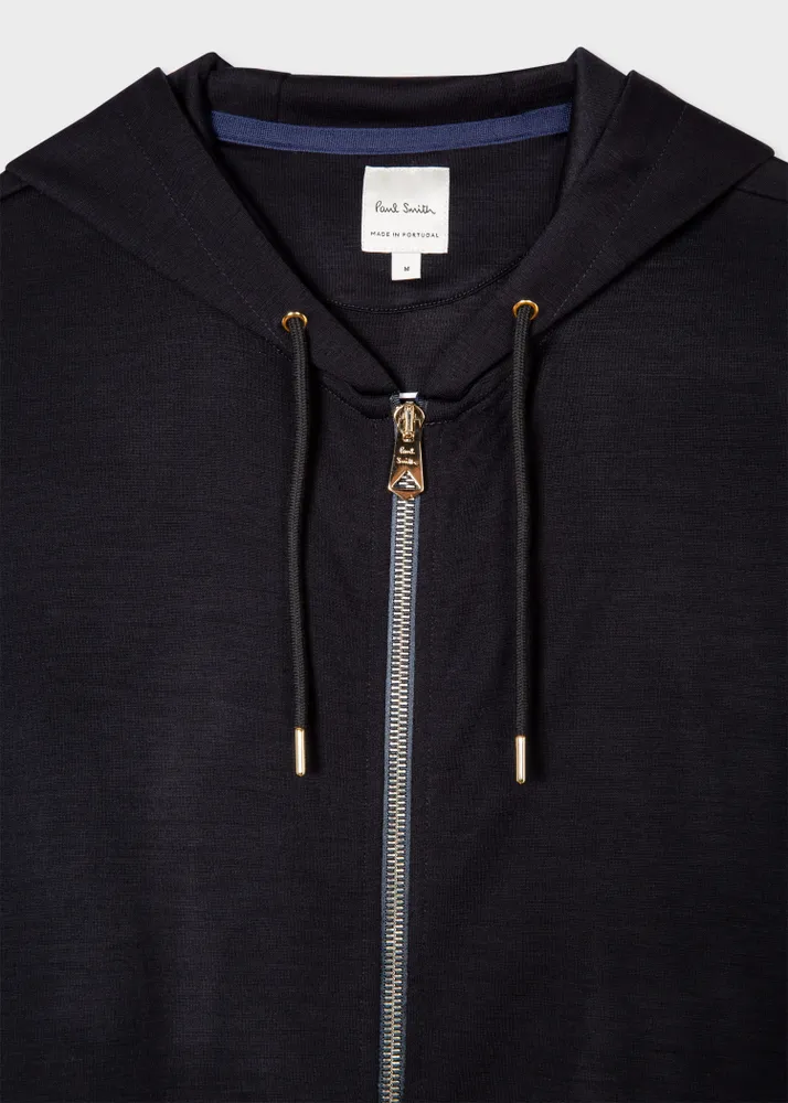 Lightweight top wool hoodie