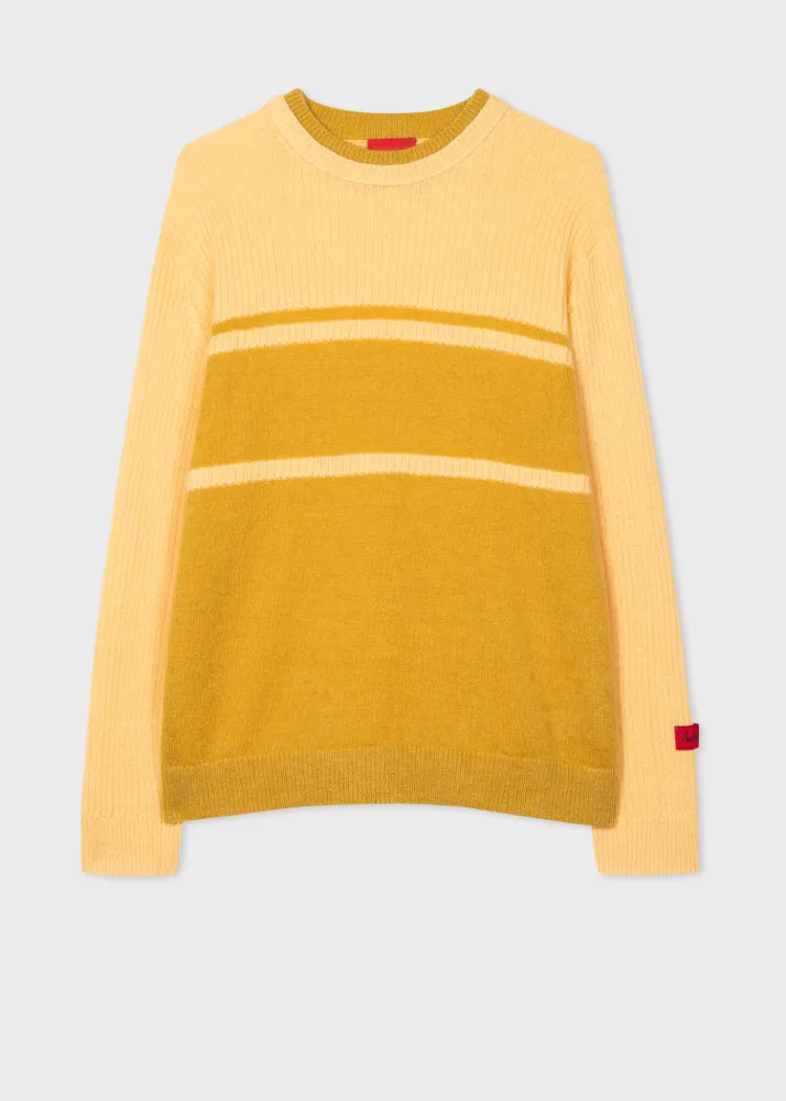 Paul Smith Commission Paul Smith Yellow Wool Mohair Stripe