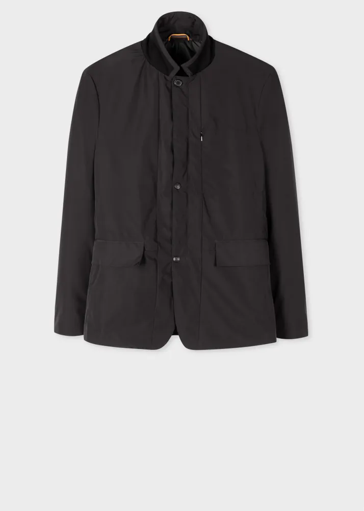 Paul Smith Black Three Button Wadded Jacket King s Cross