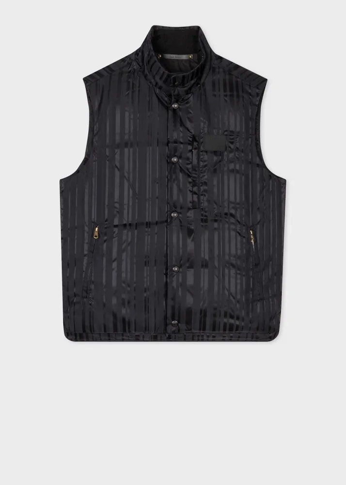 Paul Smith Black Shadow Stripe Gilet King s Cross