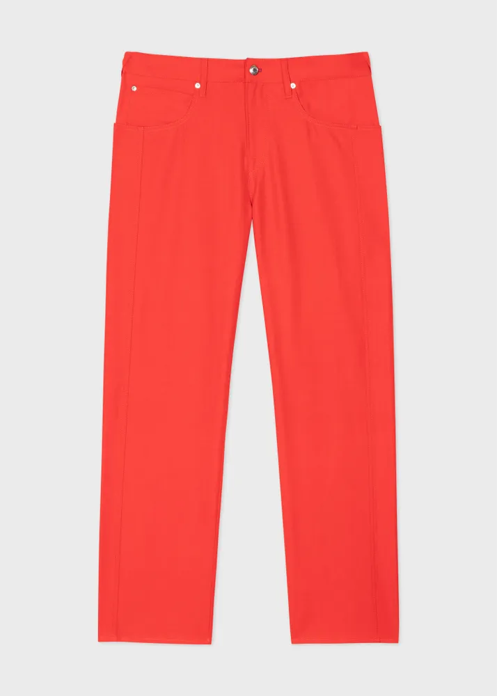 Paul Smith Commission Paul Smith Red Compact Tech Twill Five