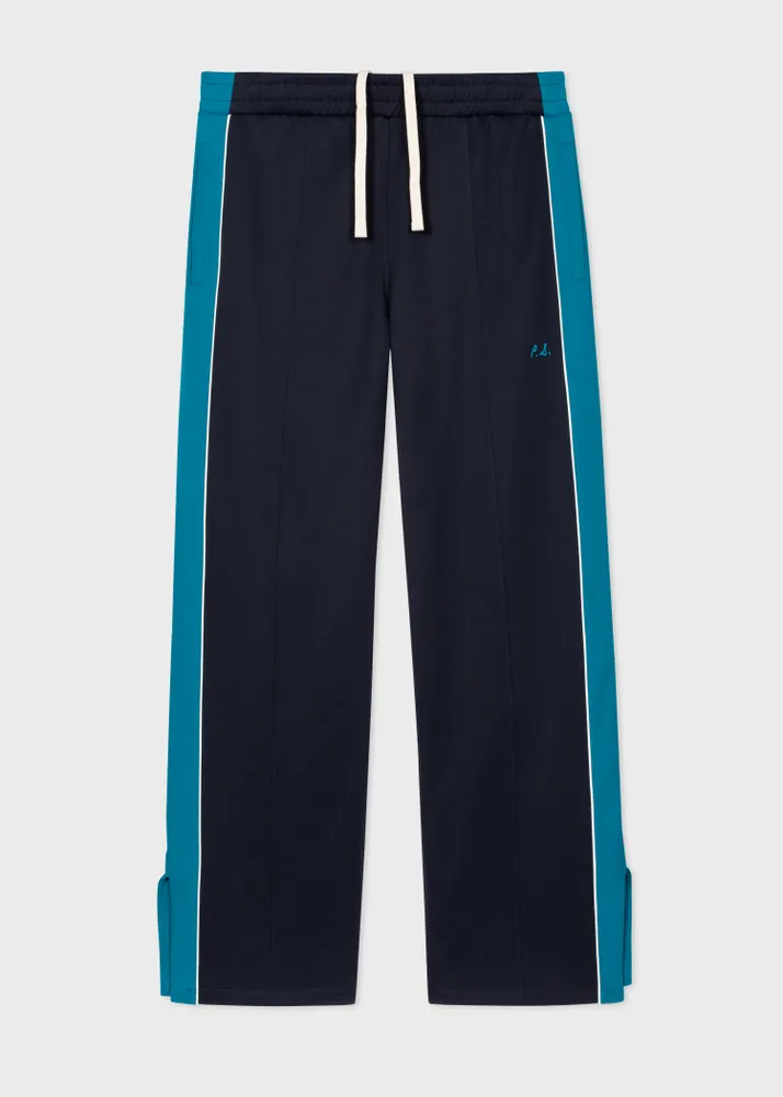 Paul Smith Commission Paul Smith Navy Cotton Nylon Track Pants
