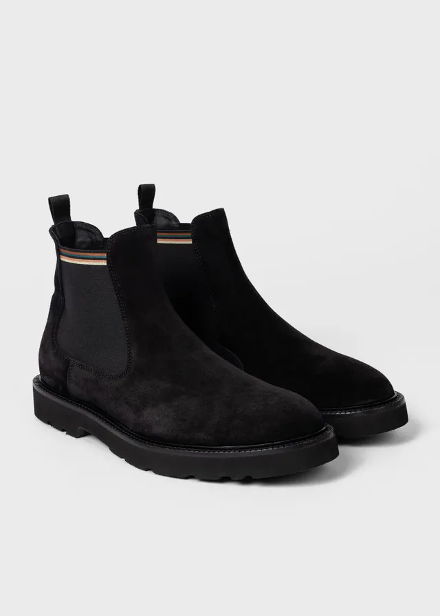 Paul Smith Black Suede Argo Chelsea Boots King s Cross