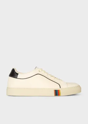 Paul smith white basso trainers top