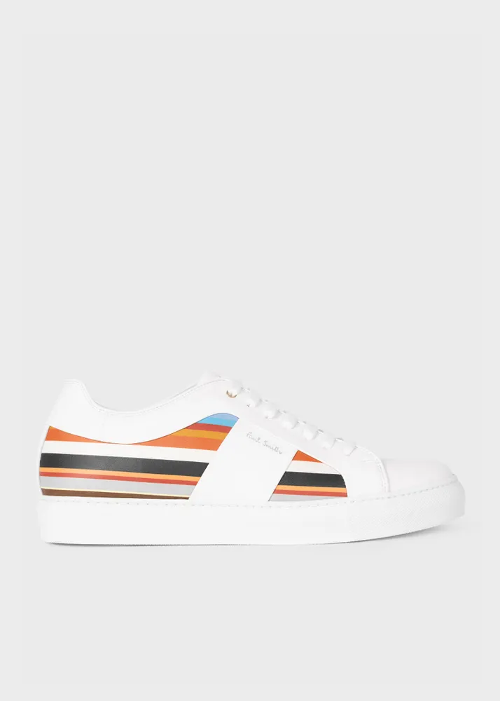 Paul smith white basso trainers sales