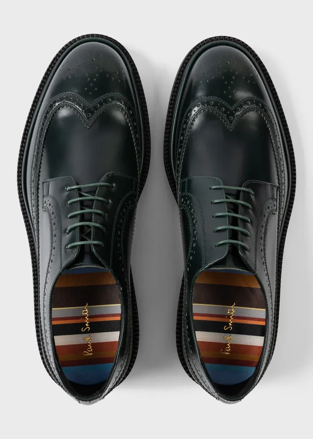 Paul Smith Navy High Shine Leather Count Brogues King s Cross