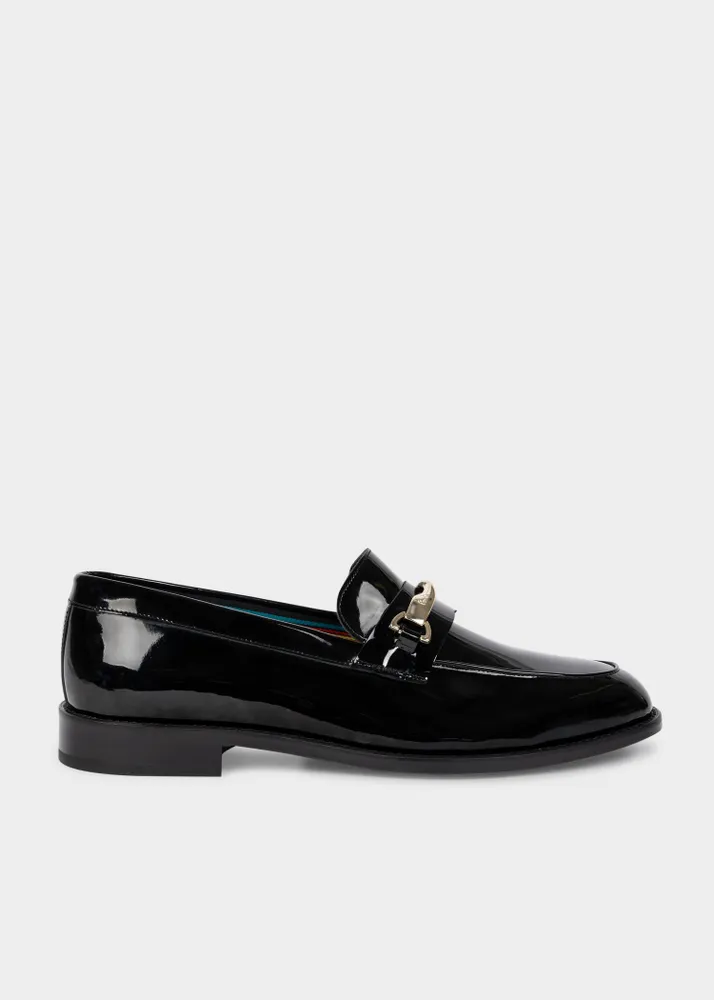 Paul Smith Black Patent Leather Montego Loafers King s Cross