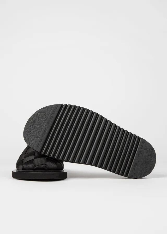 Paul Smith Black Woven Uma Sandals King s Cross
