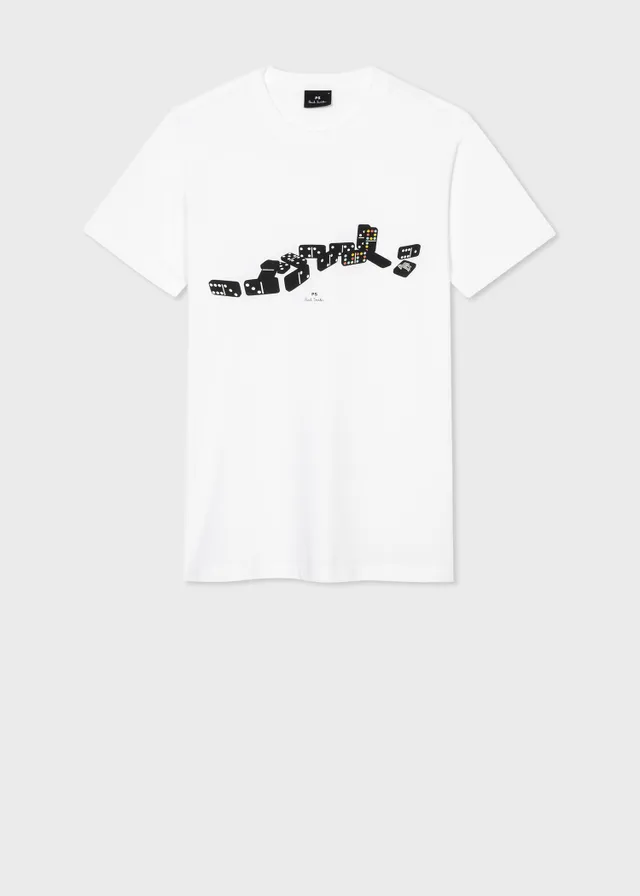 PS Paul Smith White 'Domino' T-Shirt | King's Cross