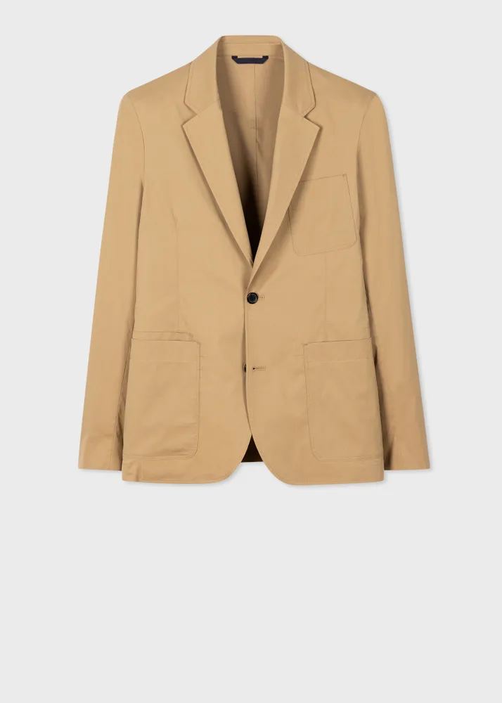 PS Paul Smith Casual Fit Tan Cotton Blend Blazer King s Cross