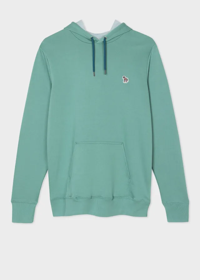PS Paul Smith Green Zebra Logo Organic Cotton Hoodie King s Cross