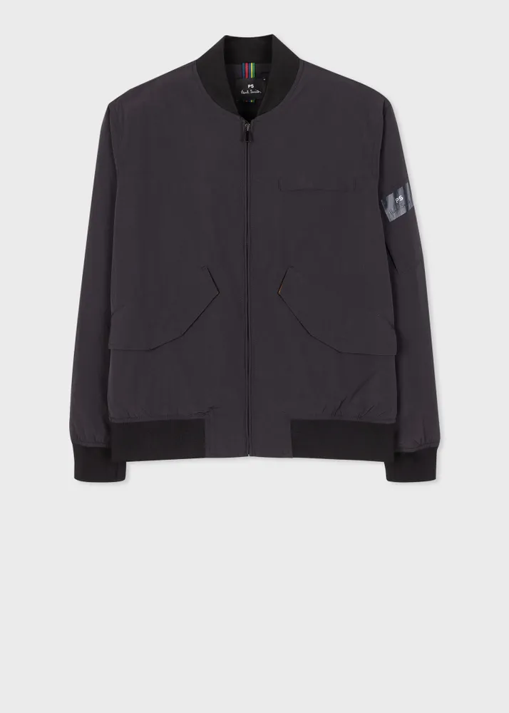 Paul smith black bomber jacket top