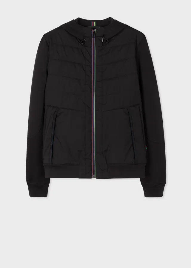 Paul smith sports store stripe hybrid jacket