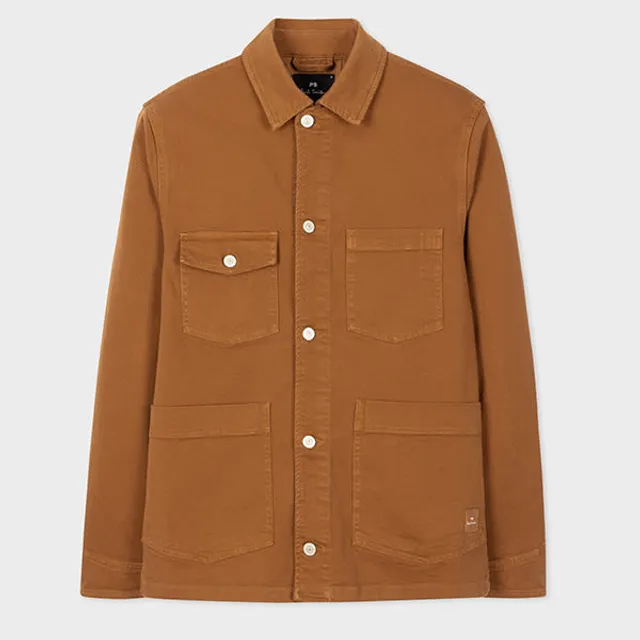 PS Paul Smith Grey Stretch Cotton Chore Jacket King s Cross