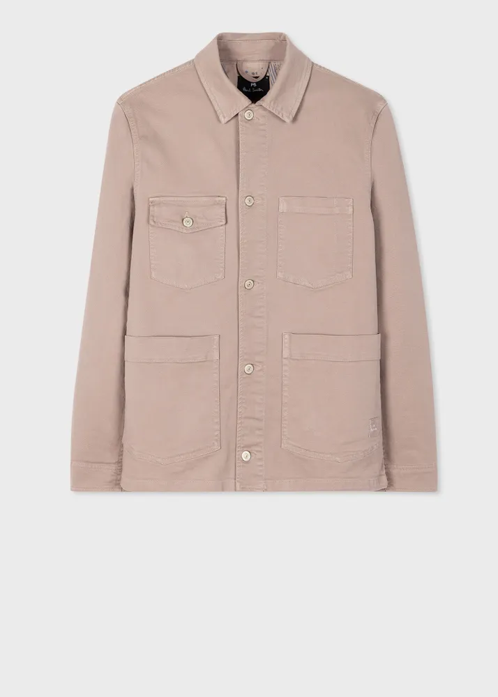 PS Paul Smith Grey Stretch Cotton Chore Jacket King s Cross