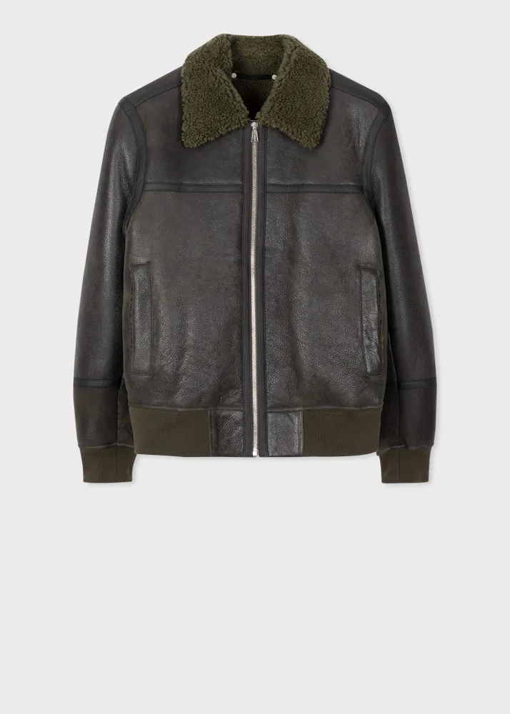 Paul smith shearling jacket online