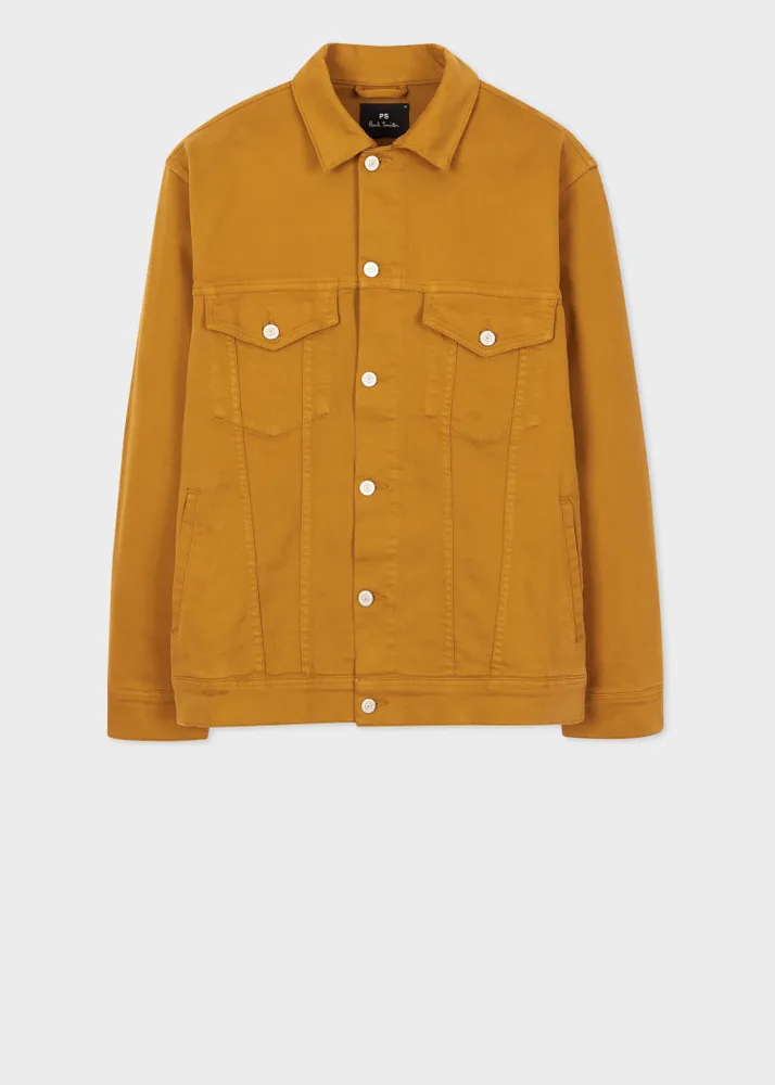 PS Paul Smith Gold Cotton Twill Rider Jacket King s Cross