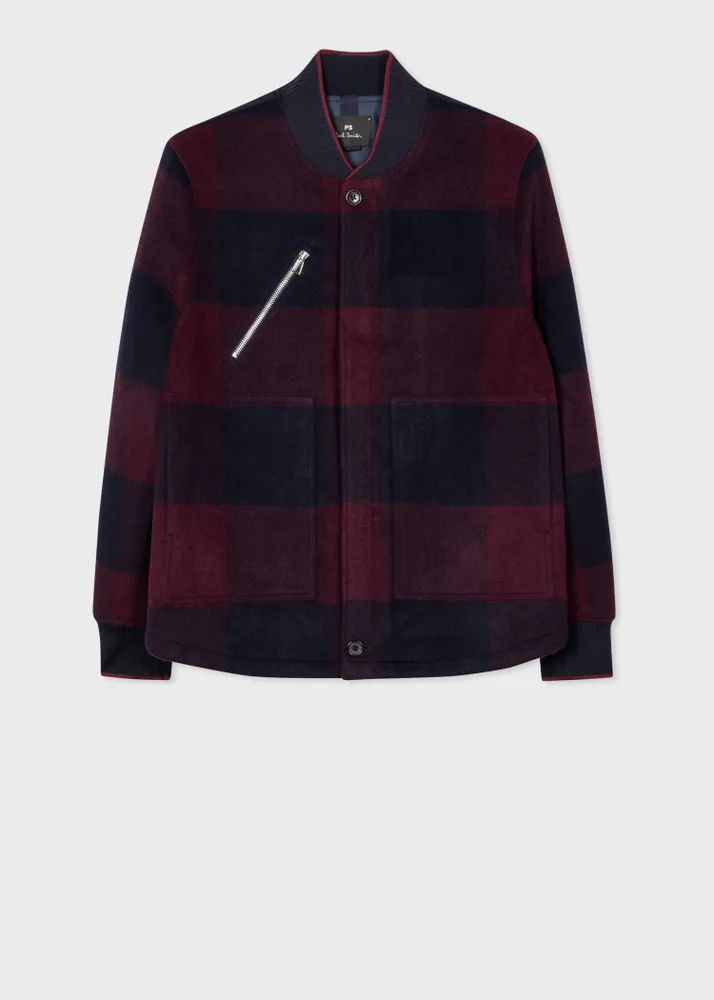 Paul smith wool bomber jacket discount