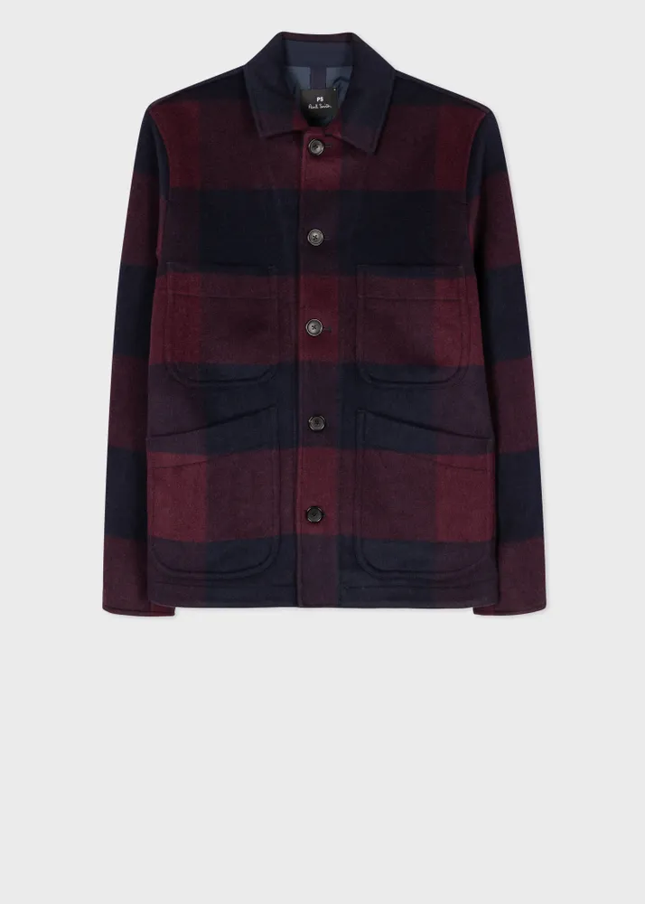 Burgundy work jacket cheap