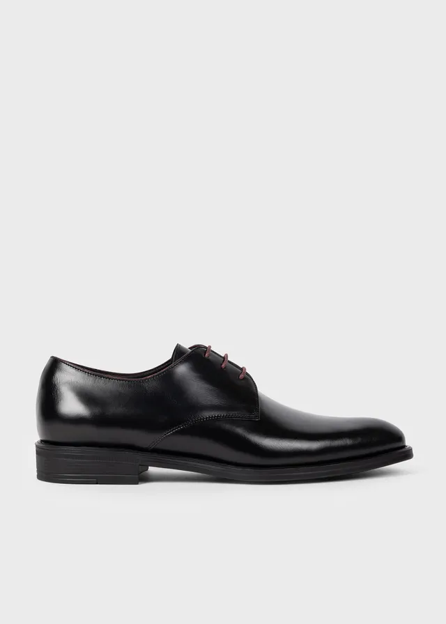 PS Paul Smith Black Leather Fleming Shoes King s Cross