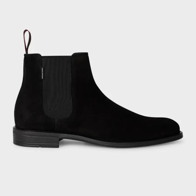 Paul smith black deals suede chelsea boots