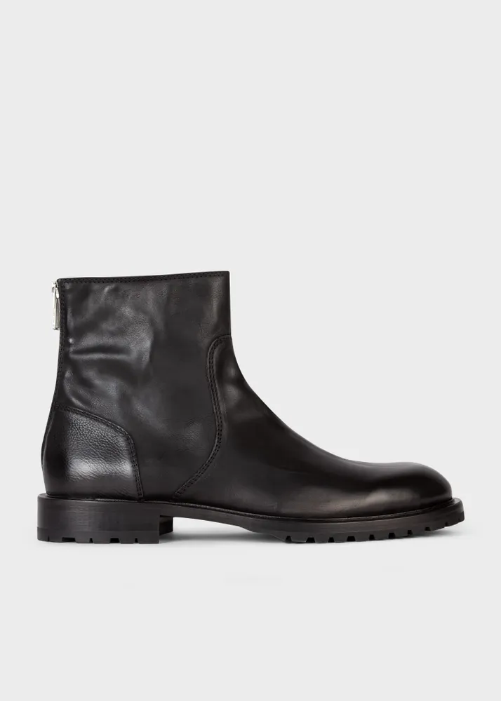 PS Paul Smith Black Leather Falk Boots King s Cross