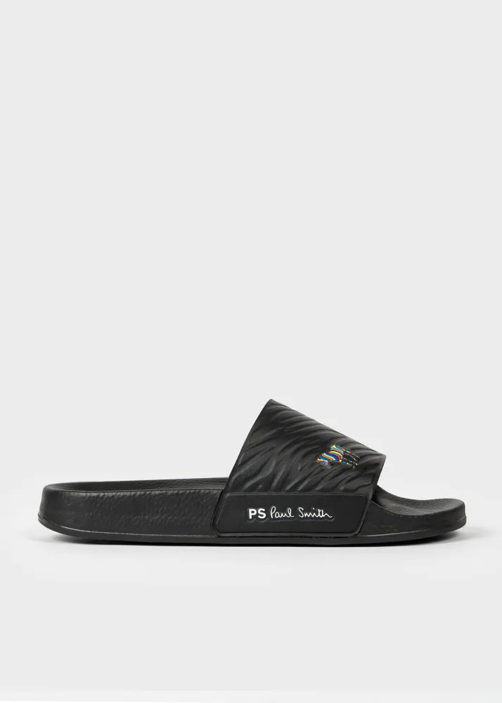 PS Paul Smith Black Nyro Zebra Sliders King s Cross