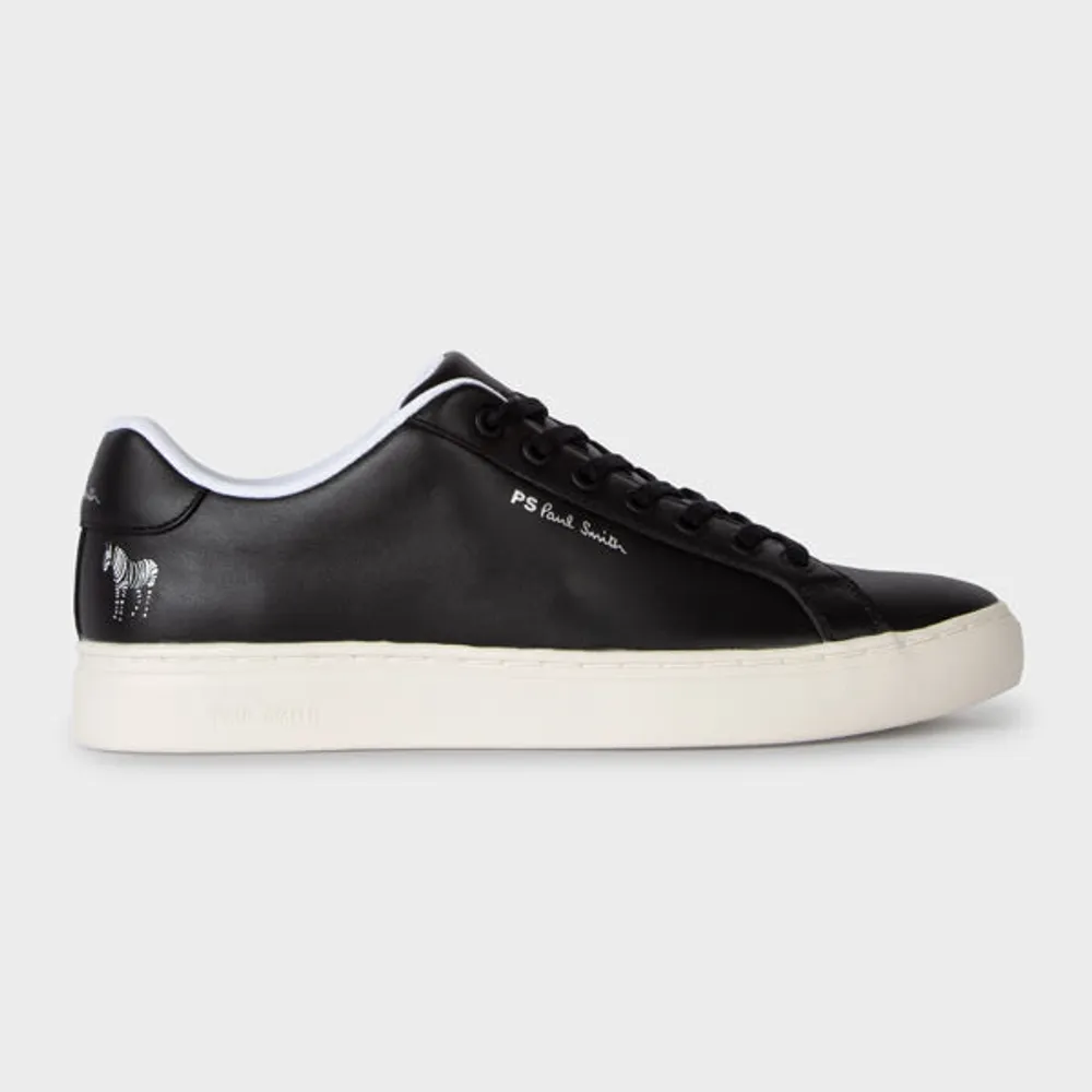 Paul smith black leather trainers sale