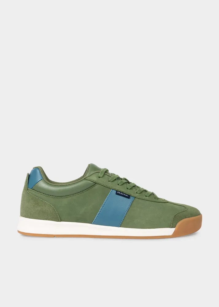 PS Paul Smith Green Suede Tallis Trainers King s Cross