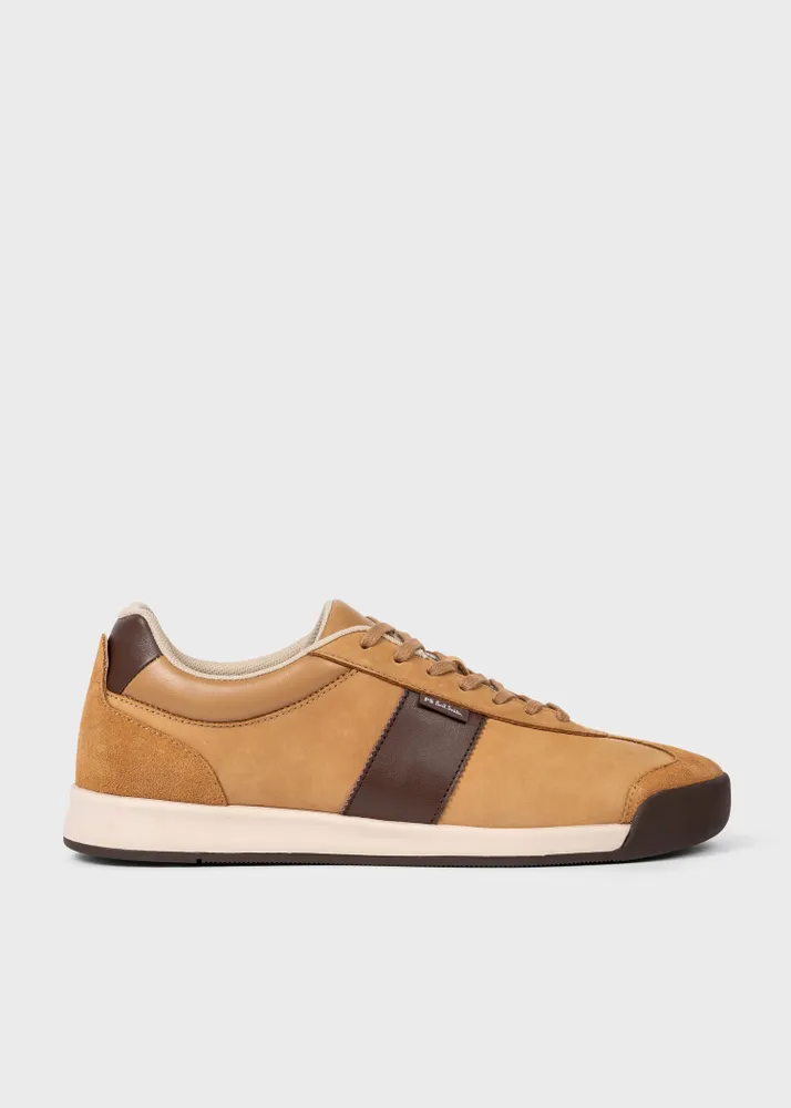 PS Paul Smith Tan Leather Tallis Trainers King s Cross
