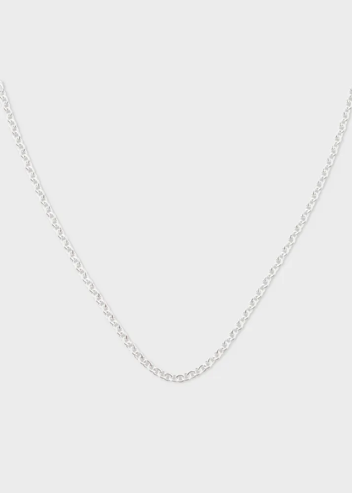 Sterling silver clearance cable chain