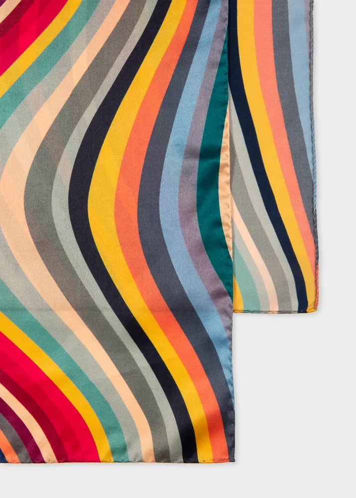 Paul Smith Women s Swirl Silk Scarf King s Cross
