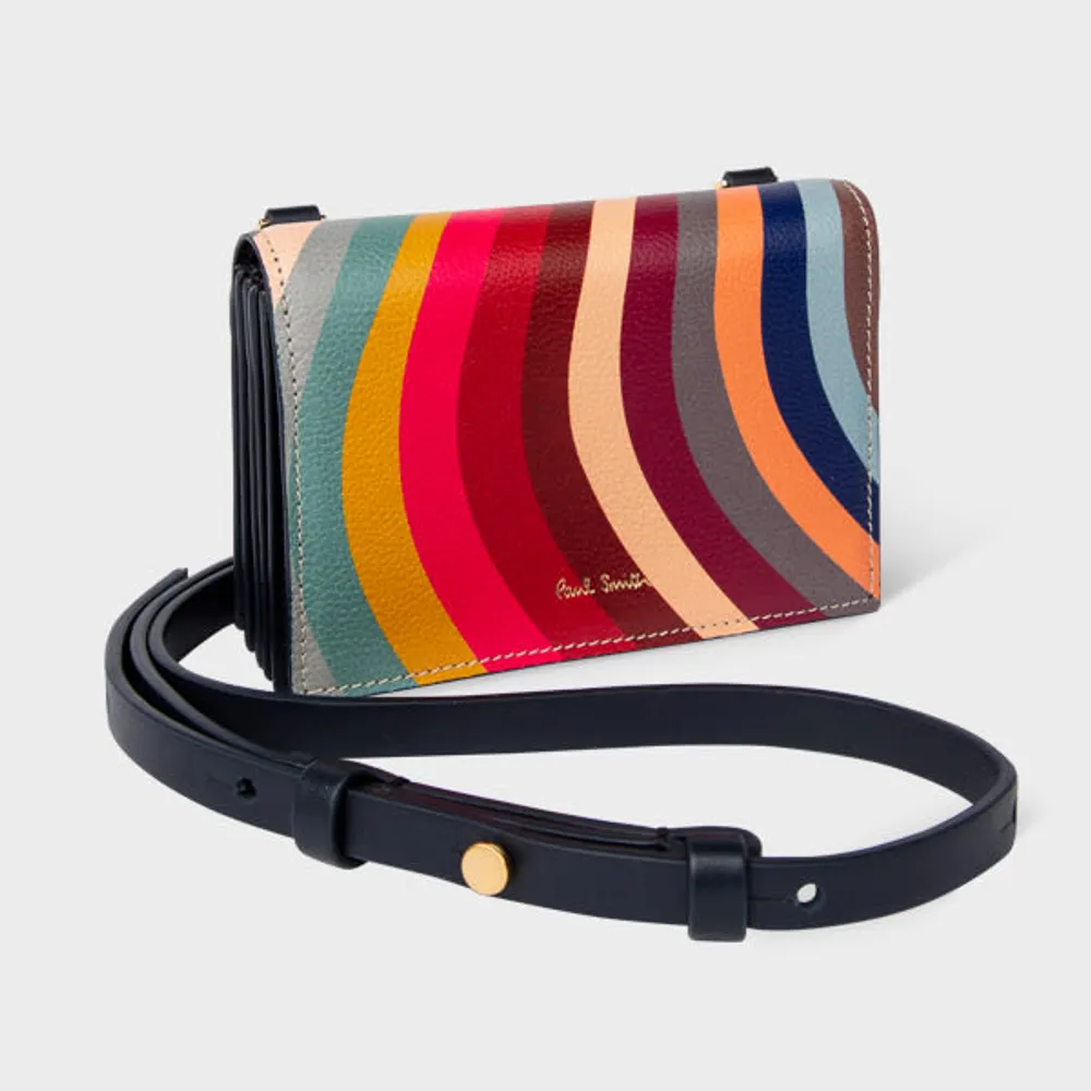 Paul Smith Swirl Leather Purse With Strap King s Cross