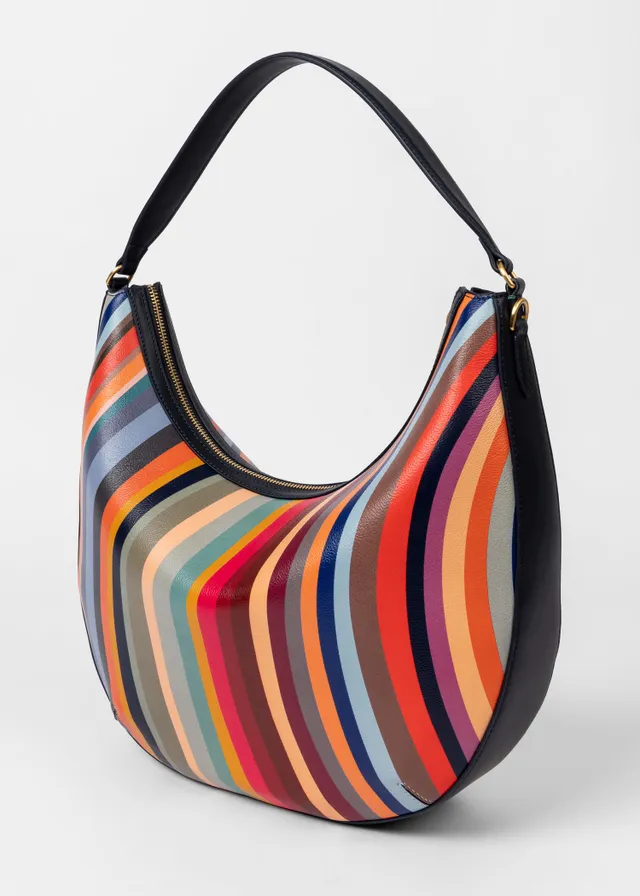 Paul Smith Women s Swirl Leather Medium Round Hobo Bag King s