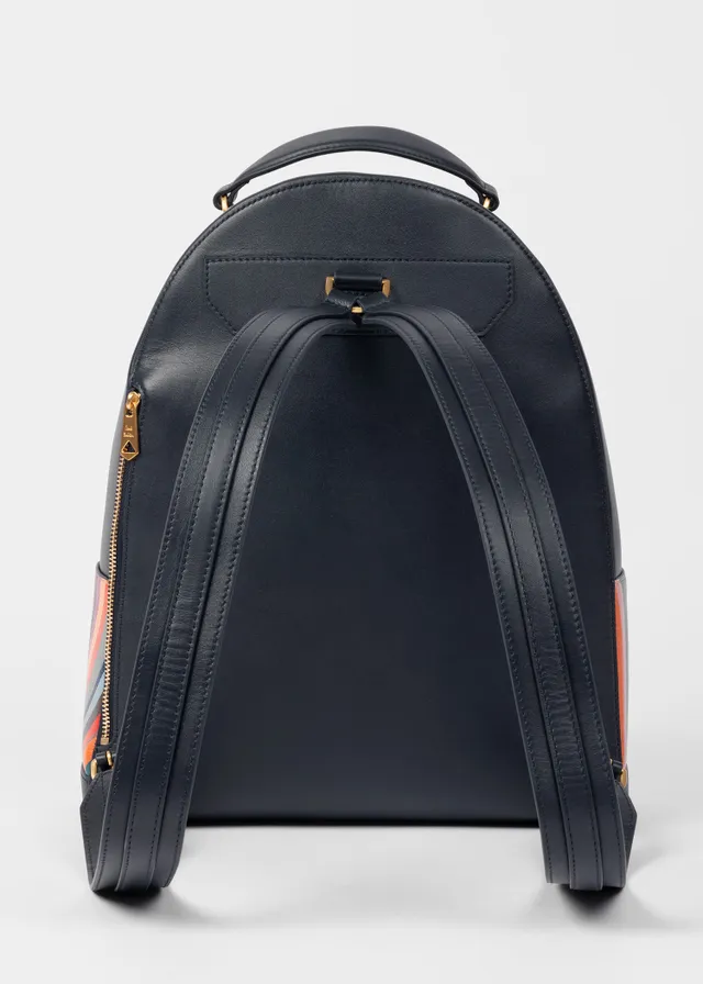 Paul smith deals black leather backpack