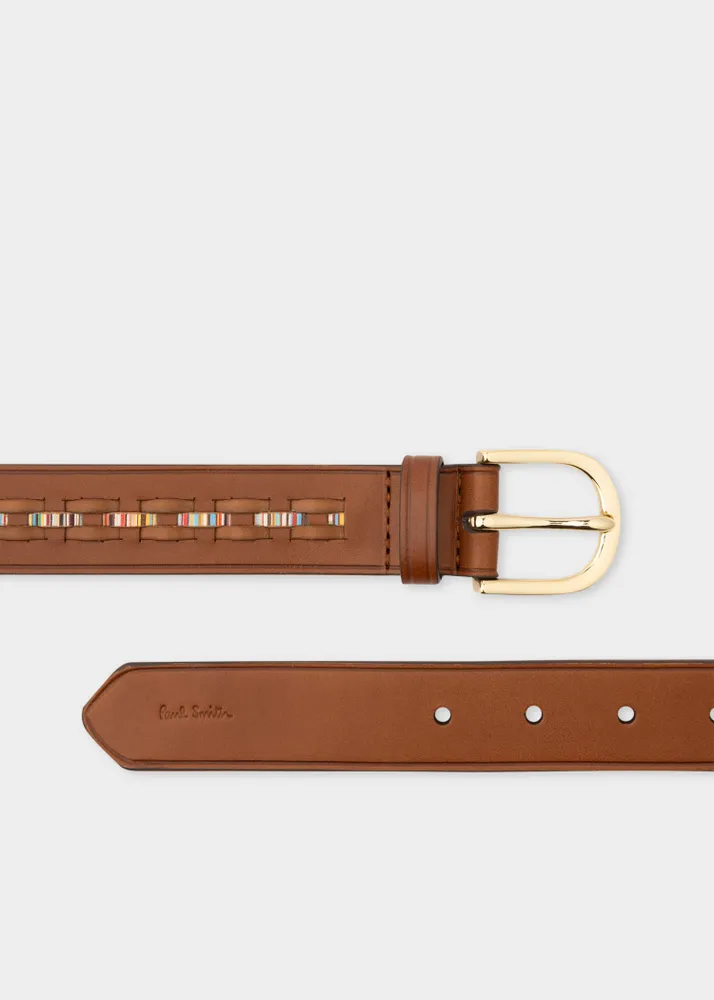 Woven cheap womens belt