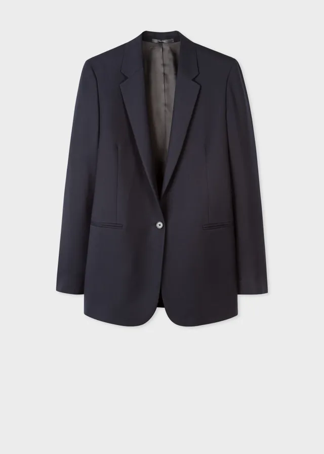 Paul Smith A Suit To Travel Women s Dark Navy Wool Blazer