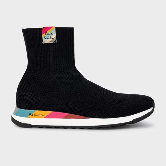 Kendra rainbow stretch knit sock sneaker on sale